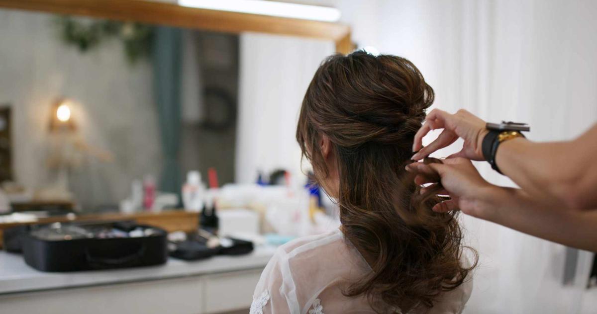 Coiffure pour mariage et événements